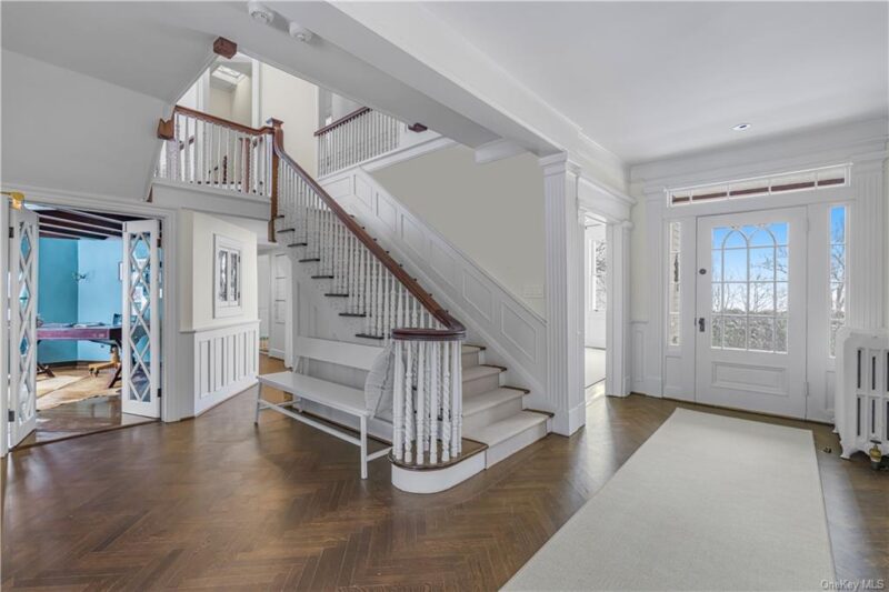 front staircase in Glenholme Victorian