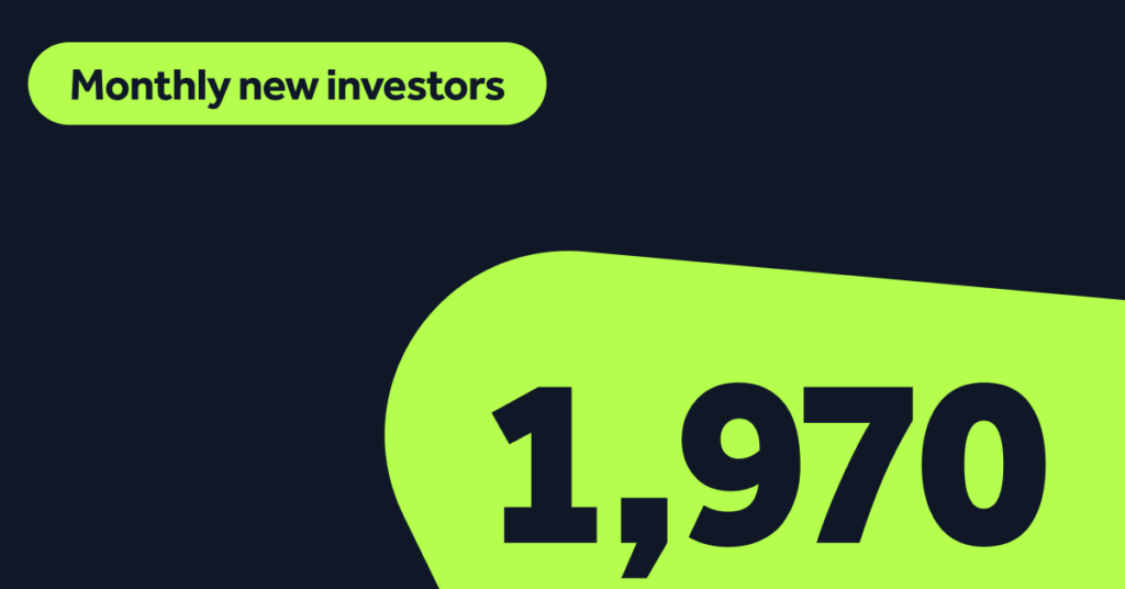 October stats: New investors